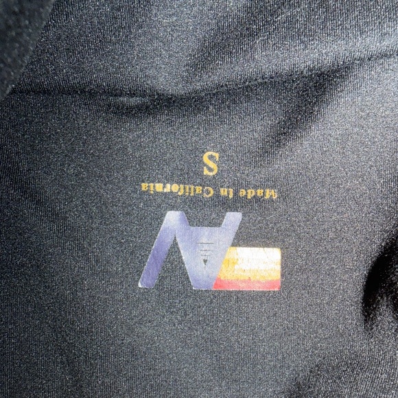 Aviator Nation CARGO POCKET HI-RISE BIKER SHORT - BLACK - Picture 4 of 5